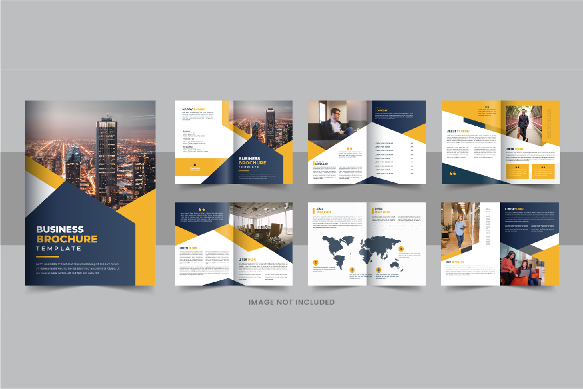 Company profile brochure design, creative Brochure design layout