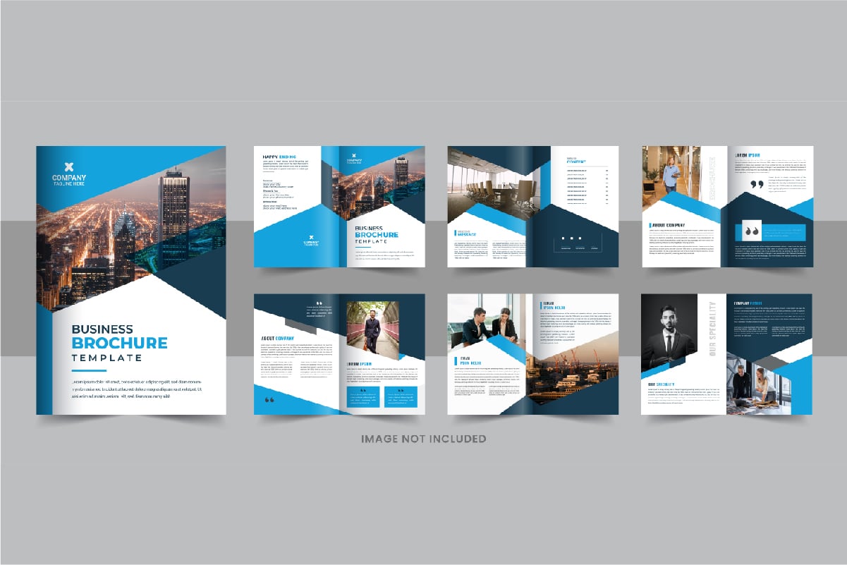 Creative company profile brochure design, creative Brochure design template