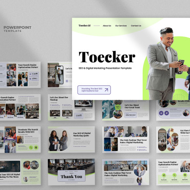 Advertising Agency PowerPoint Templates 352981