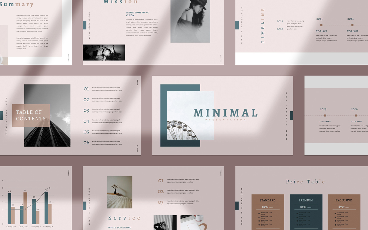 Minimal Presentation Template;