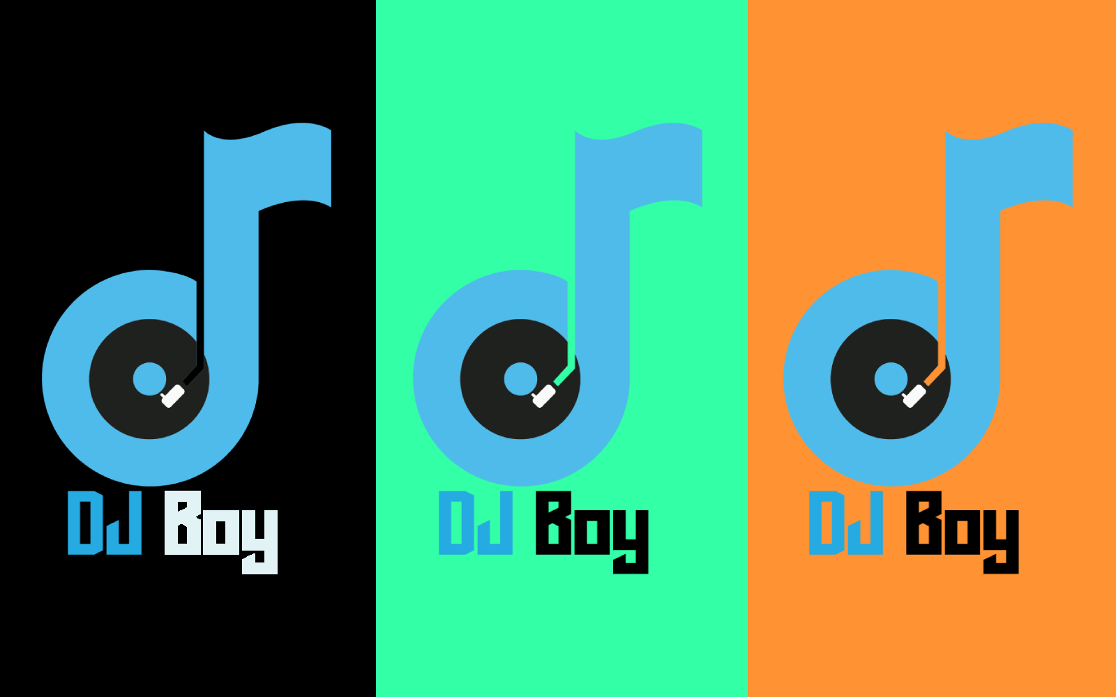 DJ logo - Music Logo - Music icon