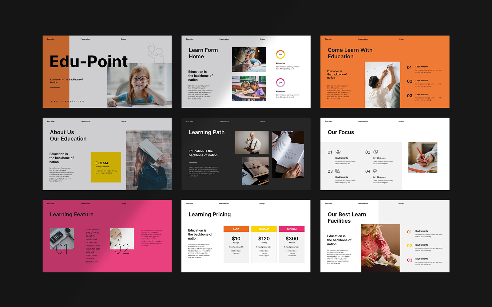 Best Education Presentation  Template