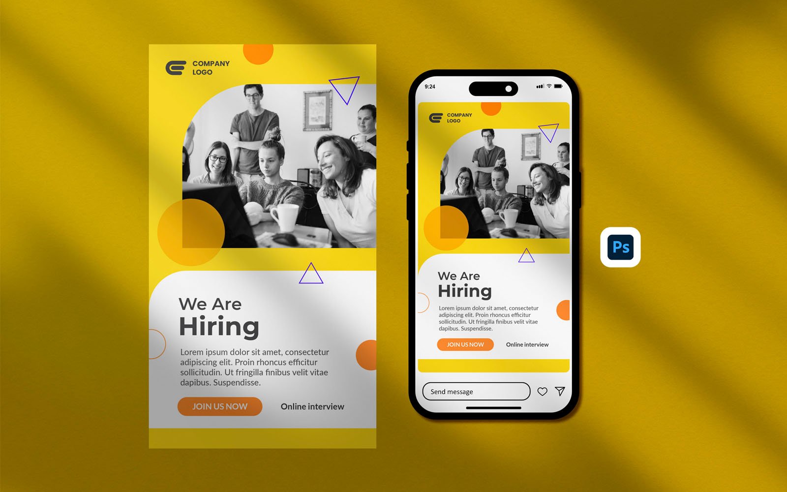 Instagram Template - Hiring Job Instagram Story Social Media