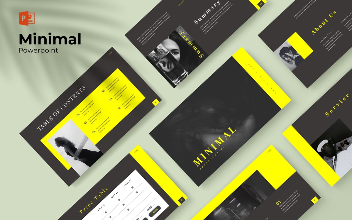 Minimal Presentation Template.