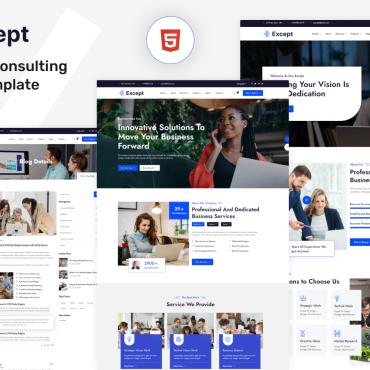 Business Consulting Responsive Website Templates 353306