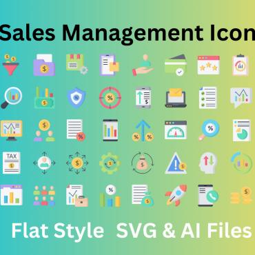 Management Sales Icon Sets 353342