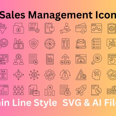 Management Sales Icon Sets 353345