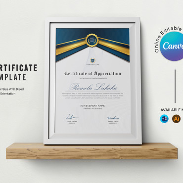 Certificate Canva Certificate Templates 353368
