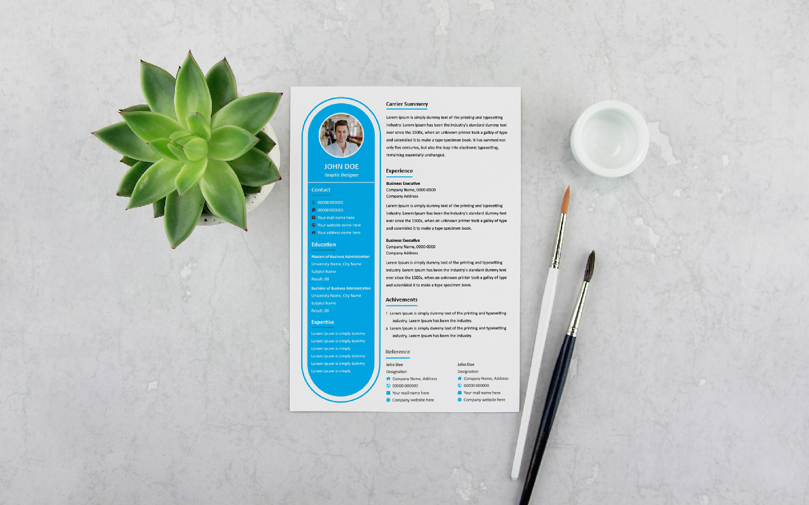 SleekCanvas: Minimal Modern Resume Template