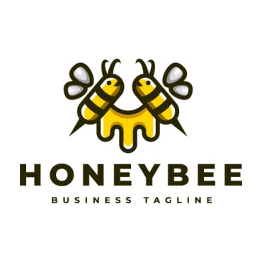 Bee Beehive Logo Templates 353447