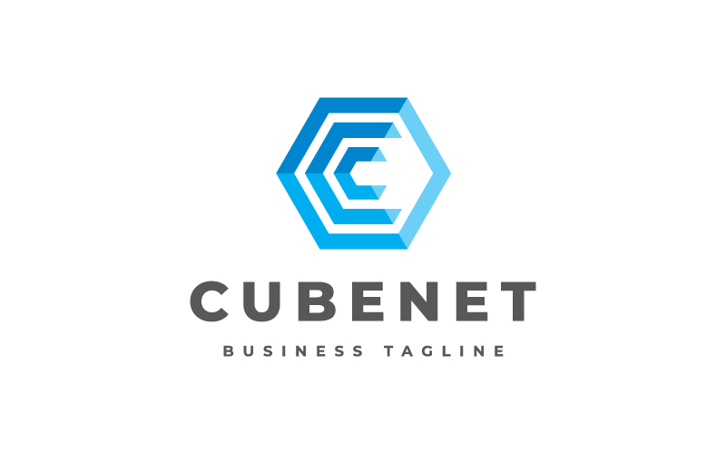 Cubenet - Letter C Logo Template