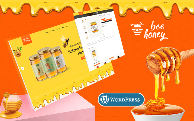 The HoneyBee - Honey, Agricultural, Sweets, Delicious Theme For WooCommerce Shops