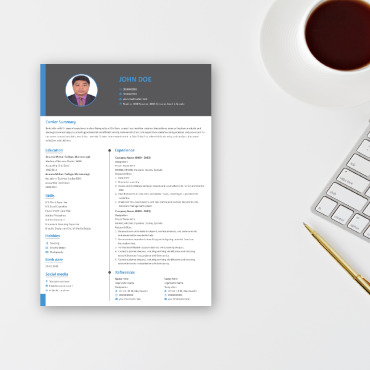 Clean Corporate Resume Templates 353632