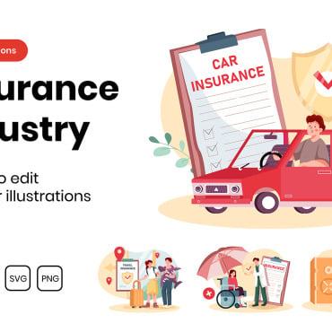 Assurance Automobile Illustrations Templates 353717