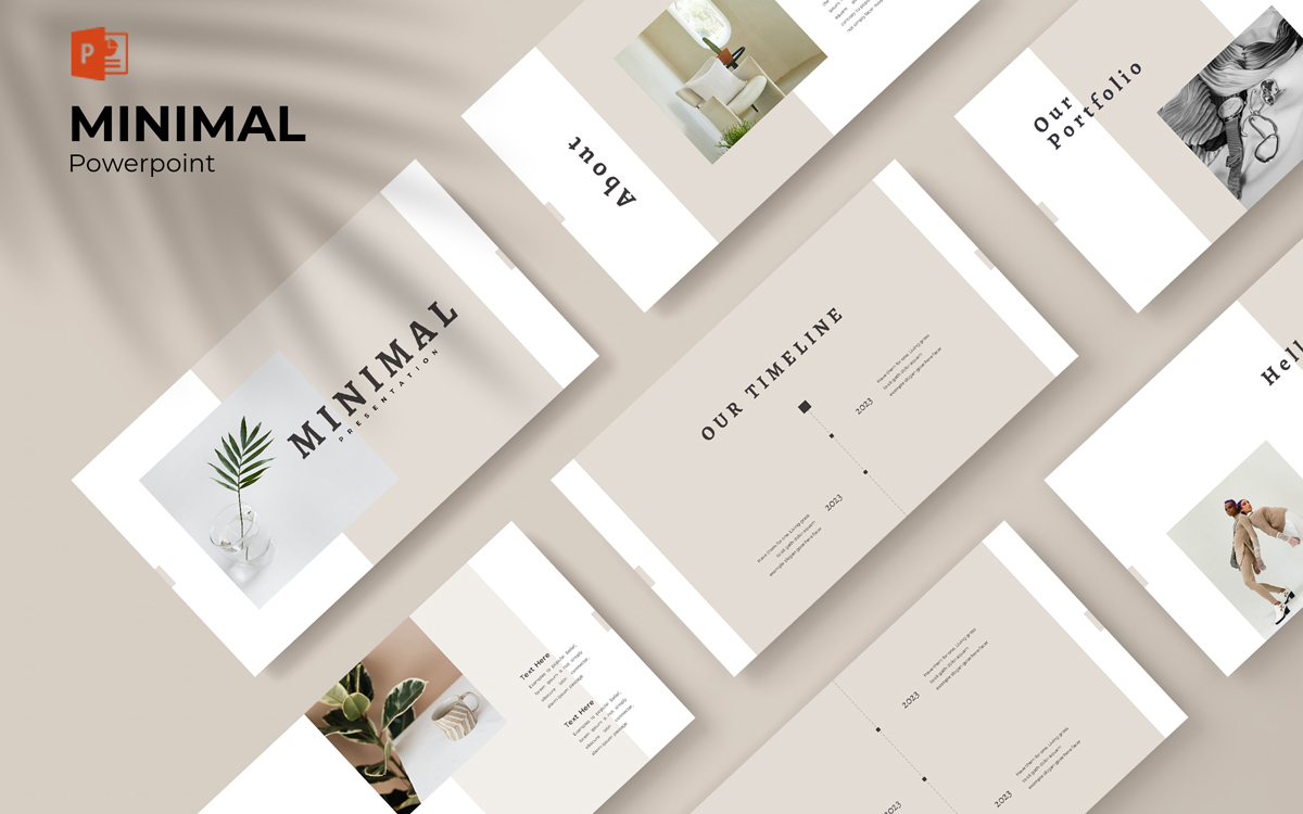 ;Minimal Presentation Template.