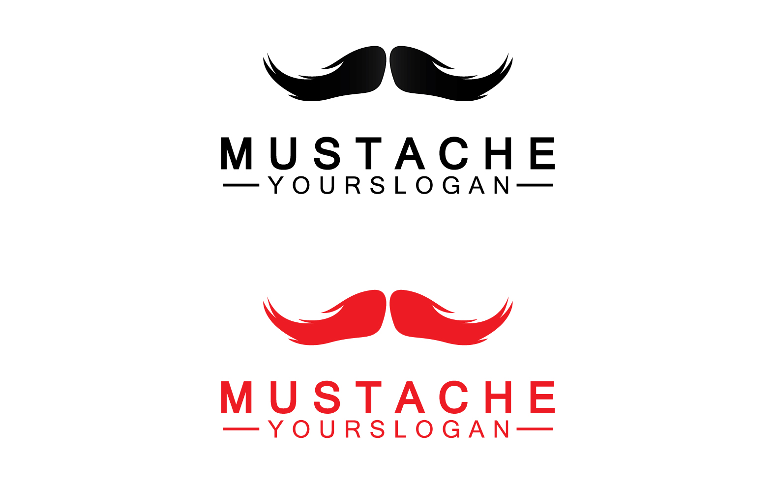 Mustacheicon logo vector v7