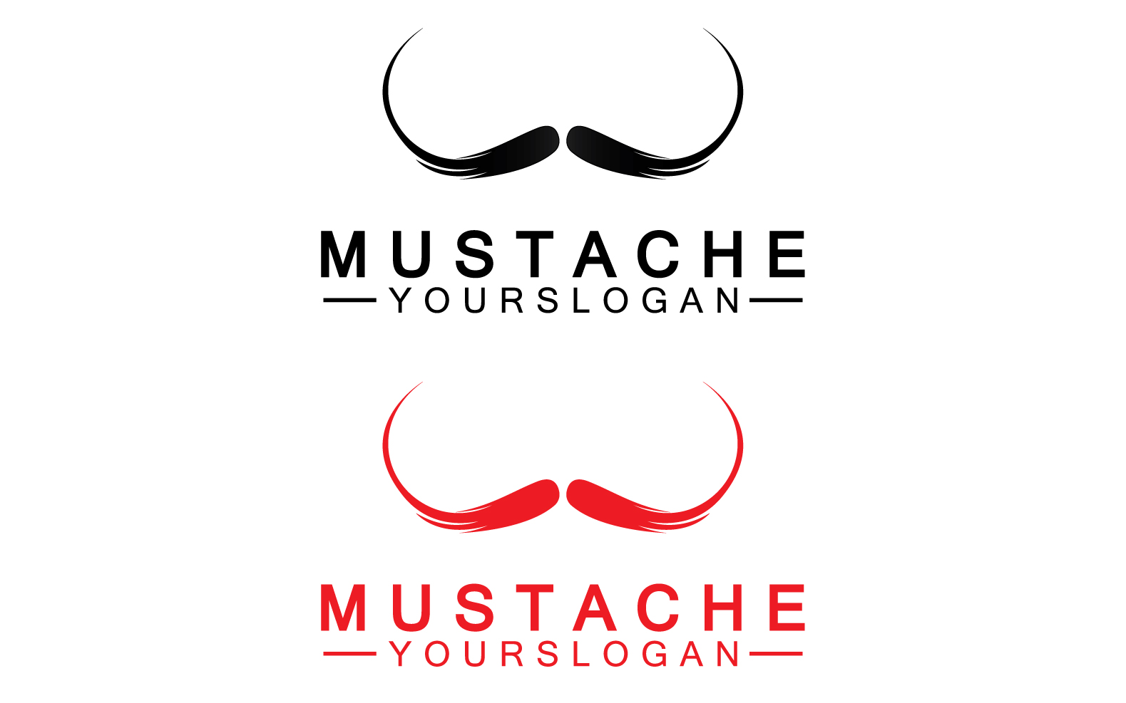 Mustacheicon logo vector v11