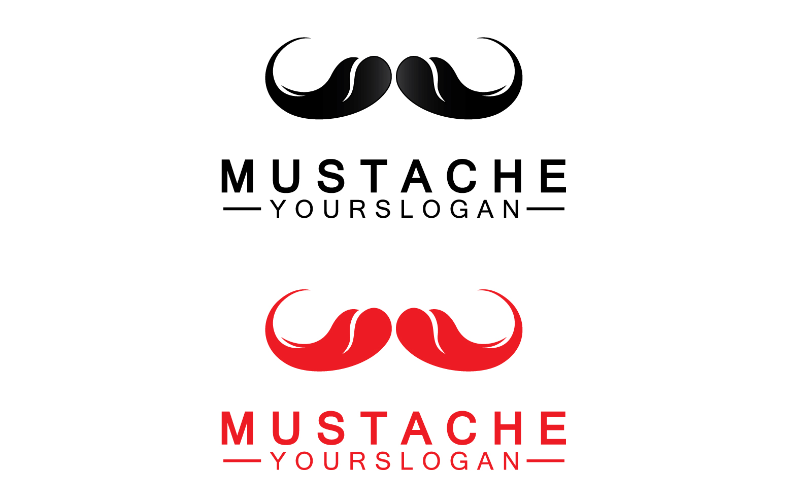 Mustacheicon logo vector v25