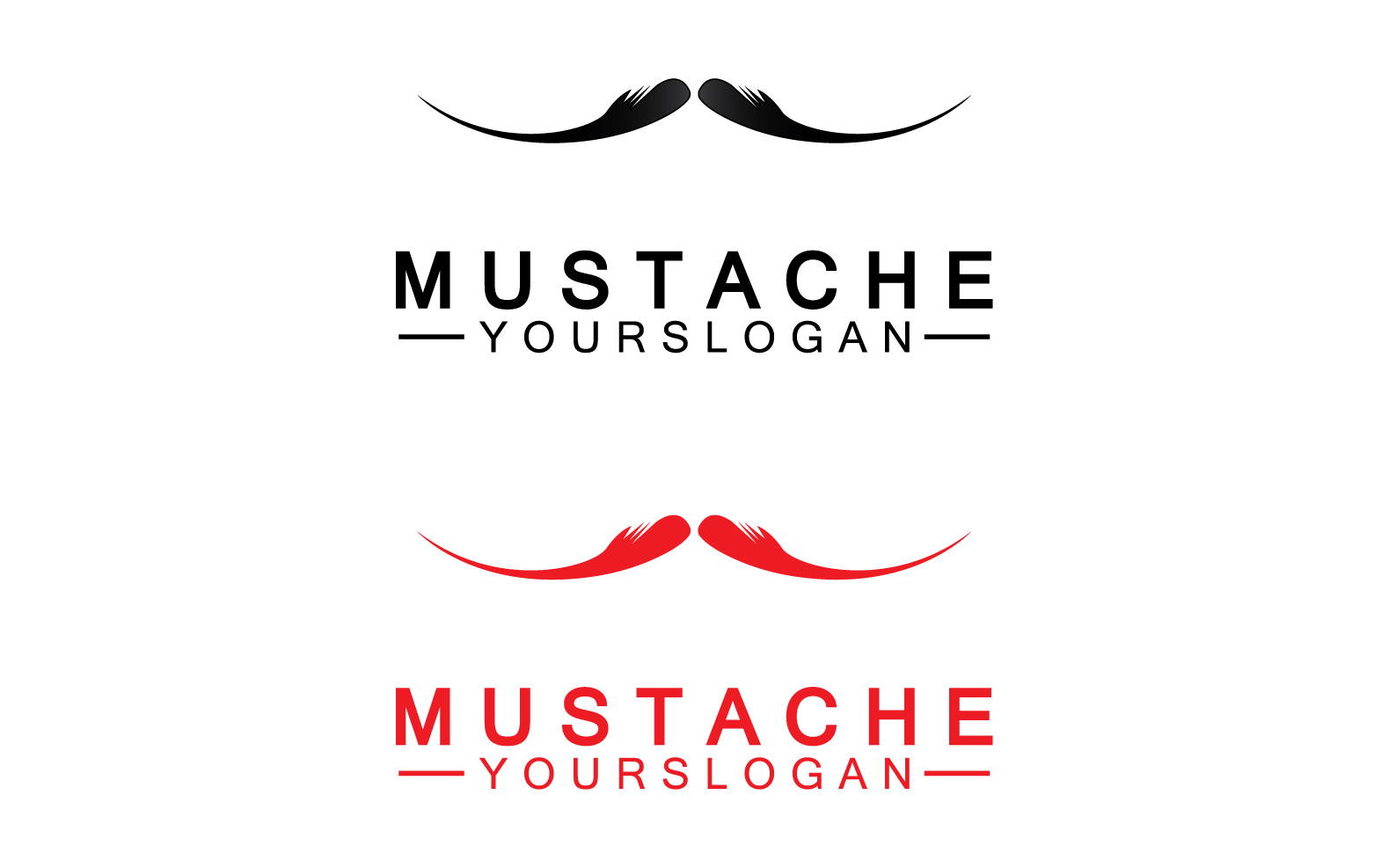 Mustacheicon logo vector v28