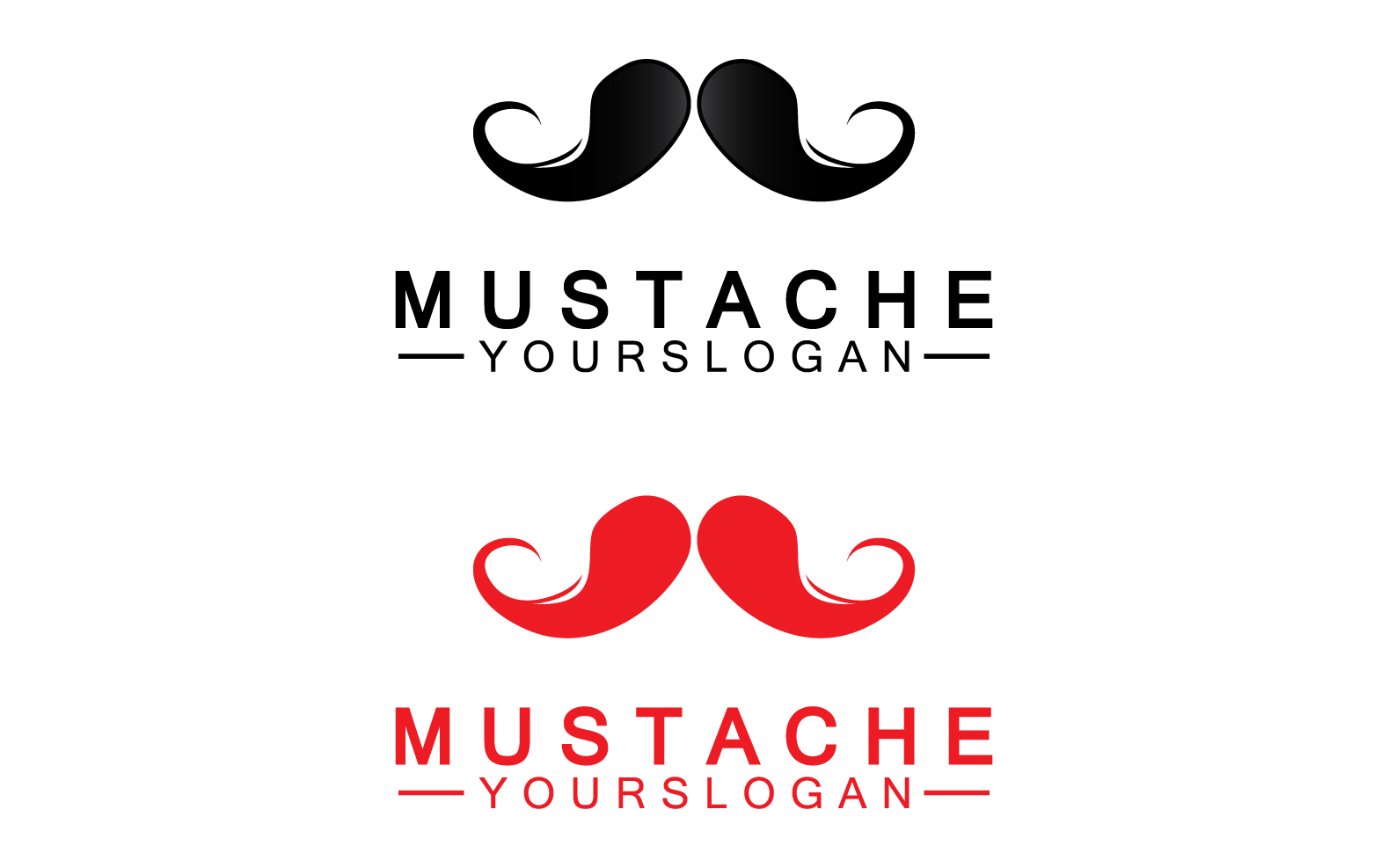 Mustacheicon logo vector v30