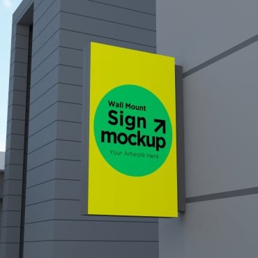 Mount Sign Product Mockups 354092