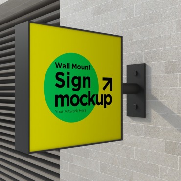 Mount Sign Product Mockups 354105