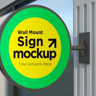 Mount Sign Product Mockups 354106