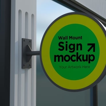 Mount Sign Product Mockups 354107