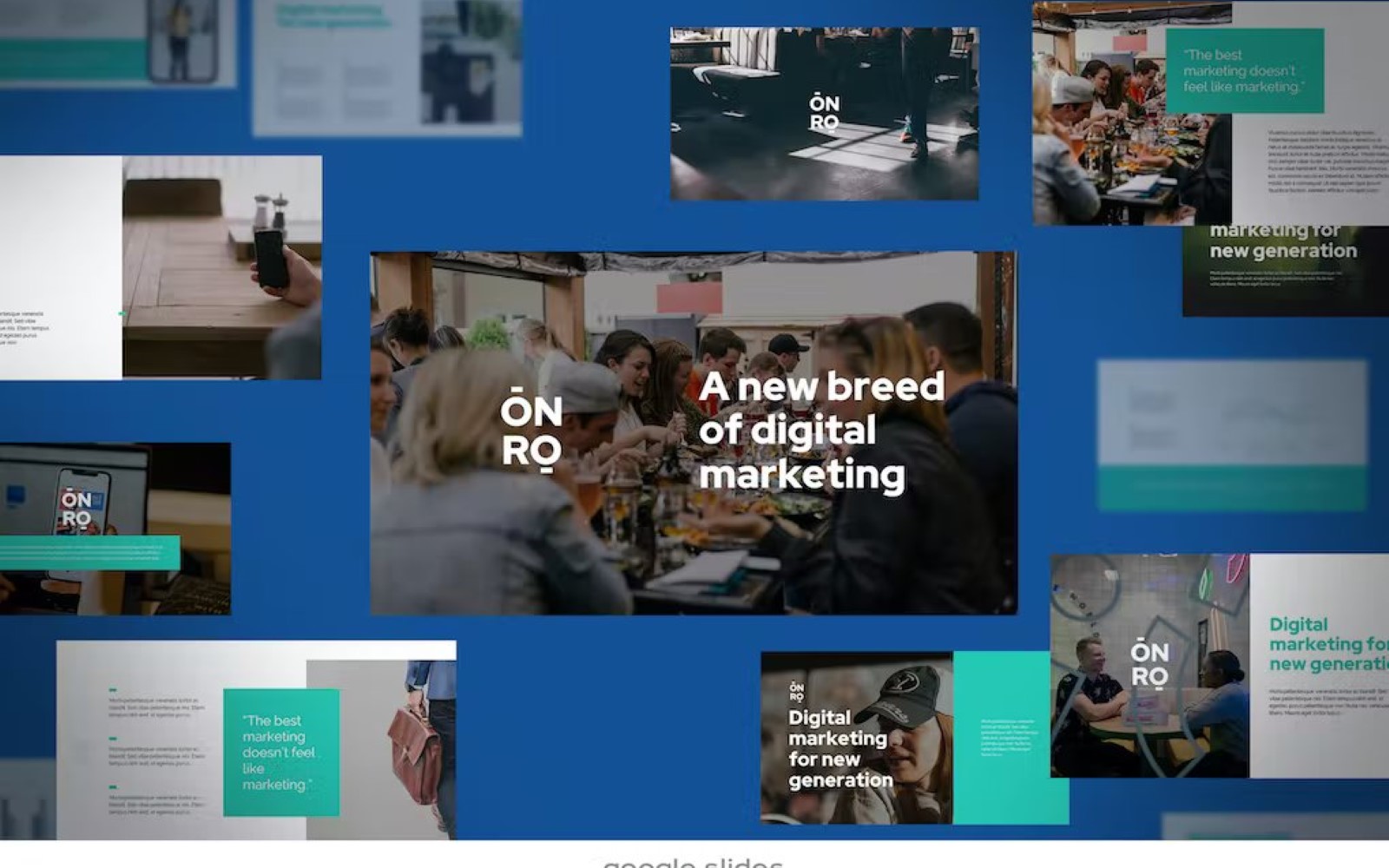 Onro - Digital Marketing Google Slides