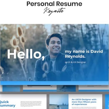 Resume Cv Keynote Templates 354213