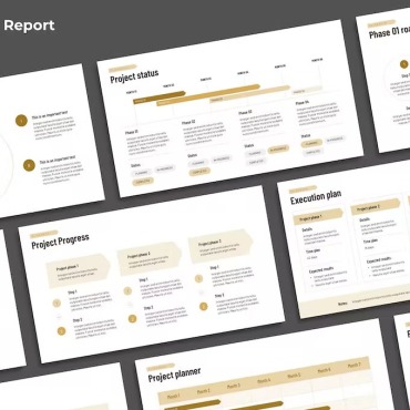 Report Timeline PowerPoint Templates 354228