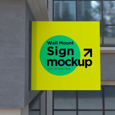 Mount Sign Product Mockups 354240