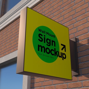 Mount Sign Product Mockups 354249