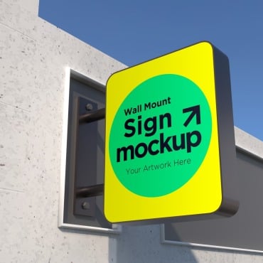 Mount Sign Product Mockups 354287