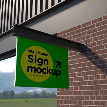 Mount Sign Product Mockups 354289