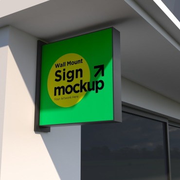 Mount Sign Product Mockups 354296