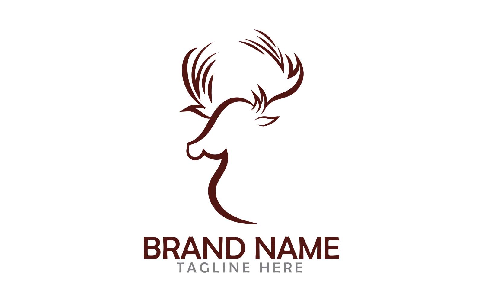 Deer Head logo design by Sofiqur Rahman on Dribbble