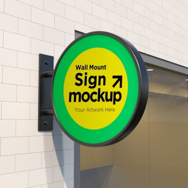 Mount Sign Product Mockups 354319