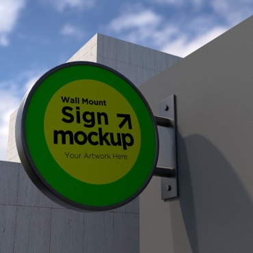 Mount Sign Product Mockups 354324