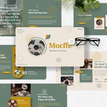 Business Cafe PowerPoint Templates 354489