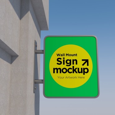 Mount Sign Product Mockups 354519