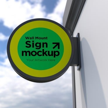 Mount Sign Product Mockups 354525