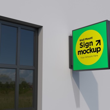 Mount Sign Product Mockups 354528