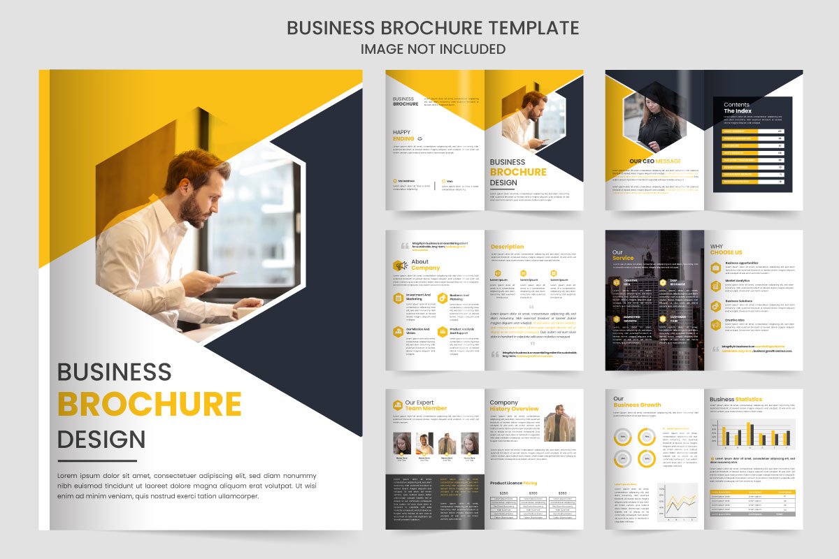 company profile brochure design Brochure creative design Multipurpose template with cover