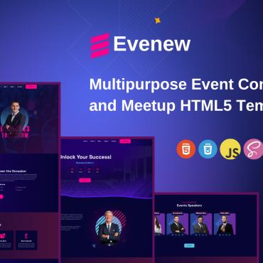 Meeting Conference Website Templates 354600