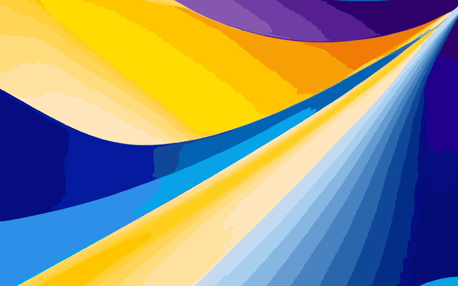 Blue Abstracts Design. 3d Gradient Wallpaper