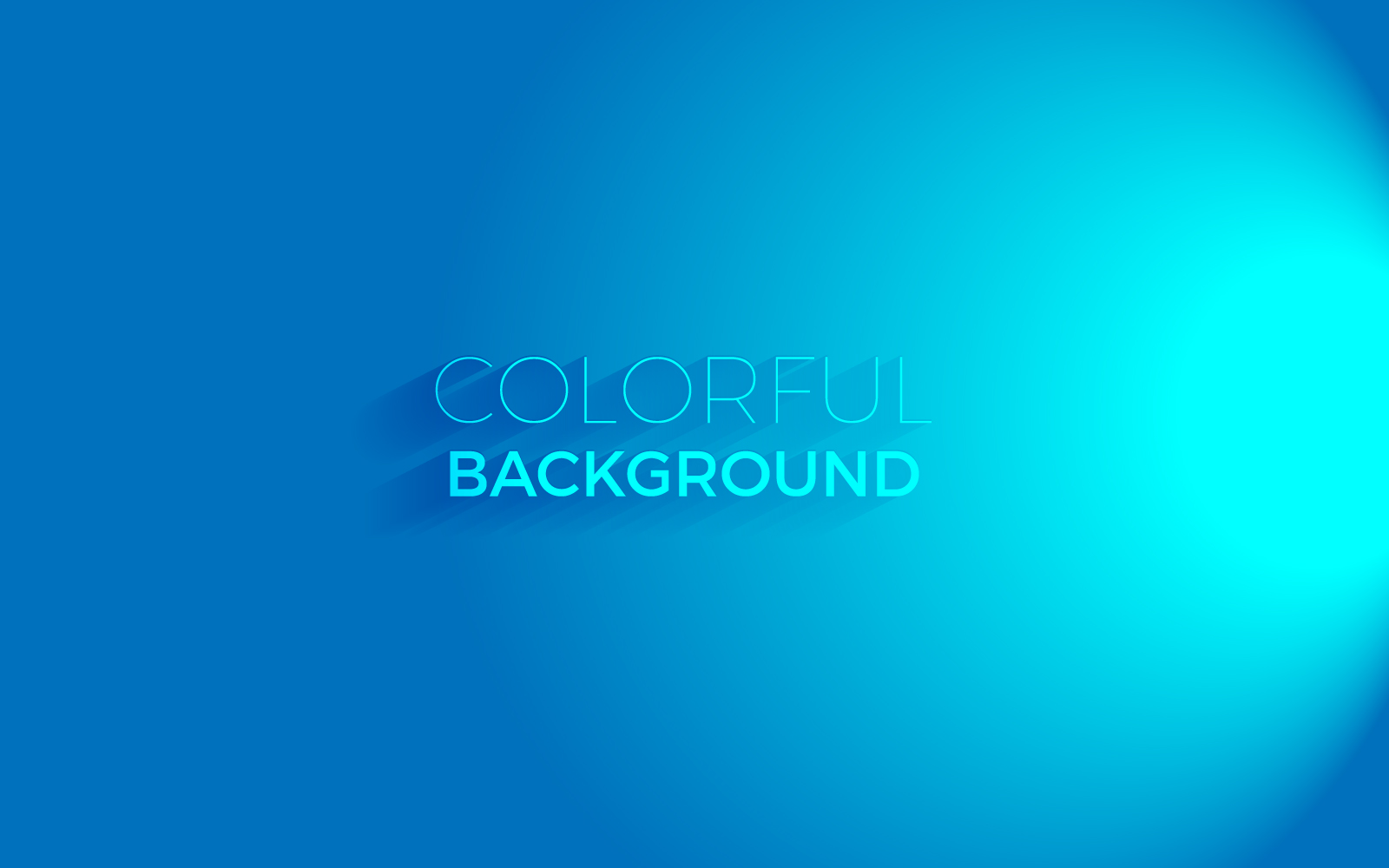 Abstract Colorful Gradient Background