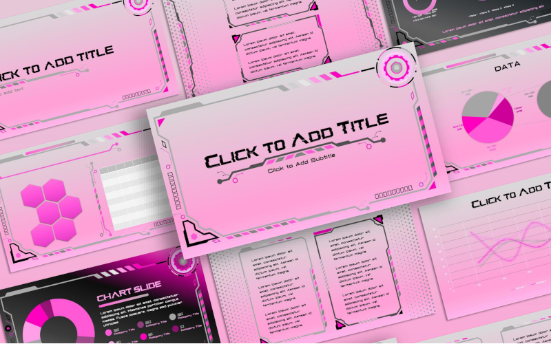 PinkTech Business PowerPoint Template