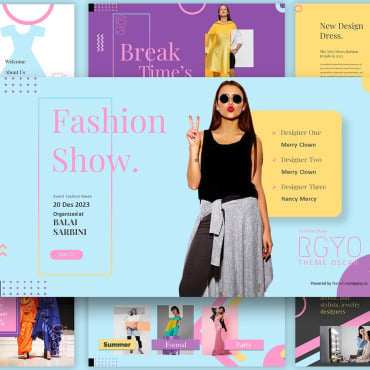 Clothes Fashion PowerPoint Templates 354745
