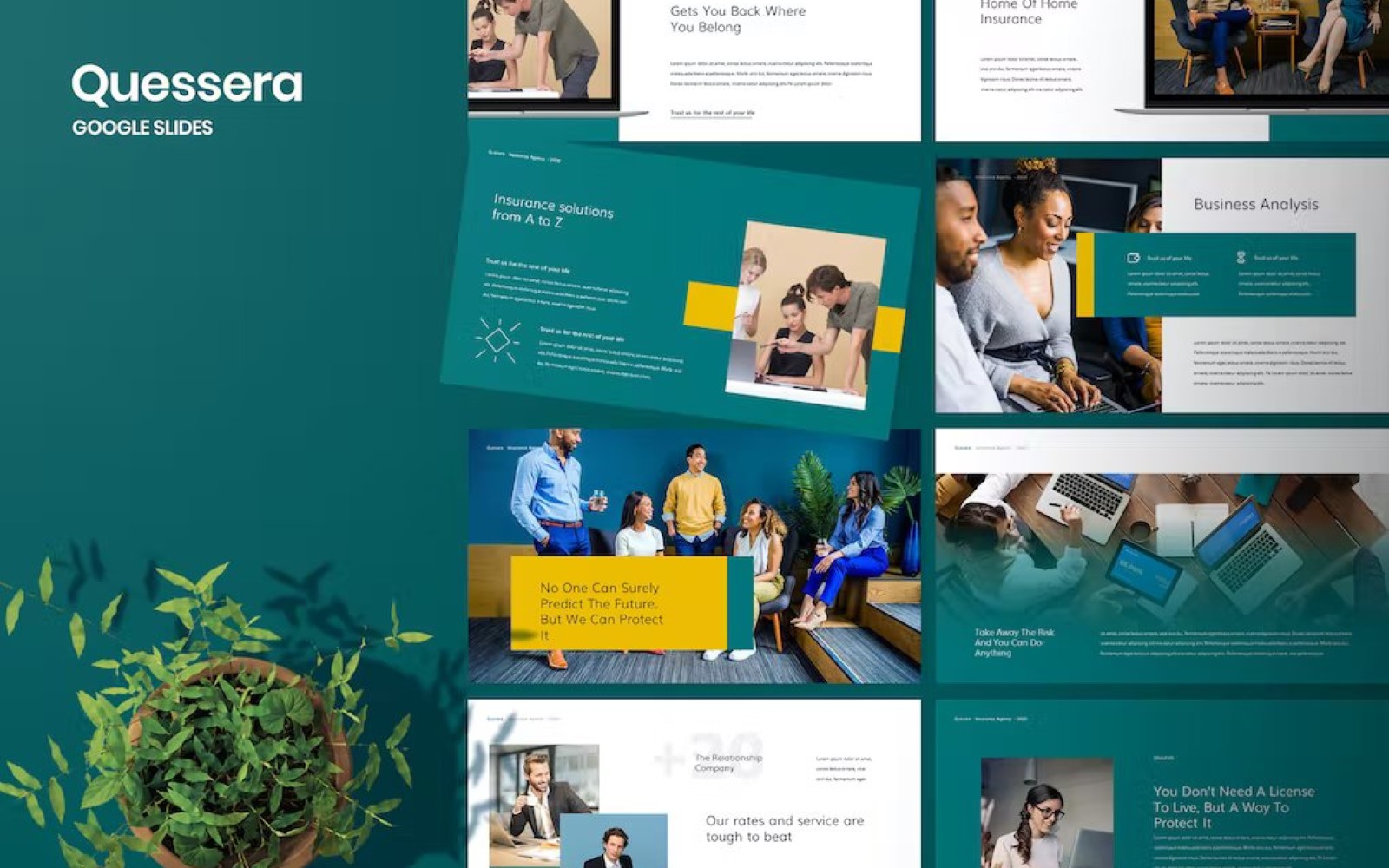 Quessera - Creative Corporate Google Slides